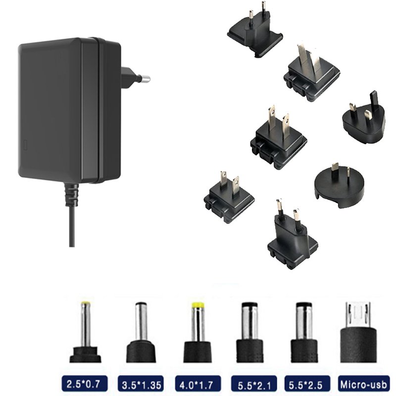 AC DC Adapter 12V Switching Power Adaptor 5V 7V 9V 12V 15V 18V 0.5A 1A 1.5A 2A 2.5A 3A Plug in 3 Years Black or White 12W 6w