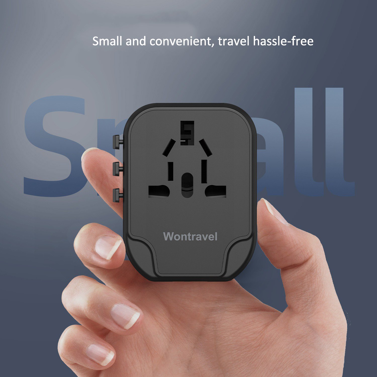 Worldplug international multi plug USB TYPE C socket, worldwide power adaptor universal travel plug mini adapter charger