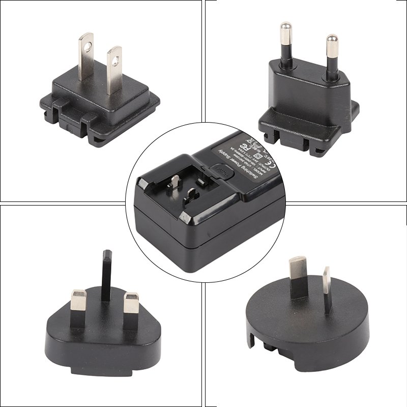 48w 5v 2a 3a 12v 9v 10v 20v 4a 15v 16v 1.5a 24v 0.5a Ac Dc Wall Mounted Au Eu Uk Us Interchangeable Plug Power Adapter