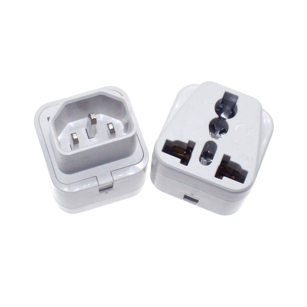 IEC 320 C14 UPS Power Connector Plug, 10A 250V Universal Female AU/US/UK/EU Socket To C14 Male Converter Power Adapter