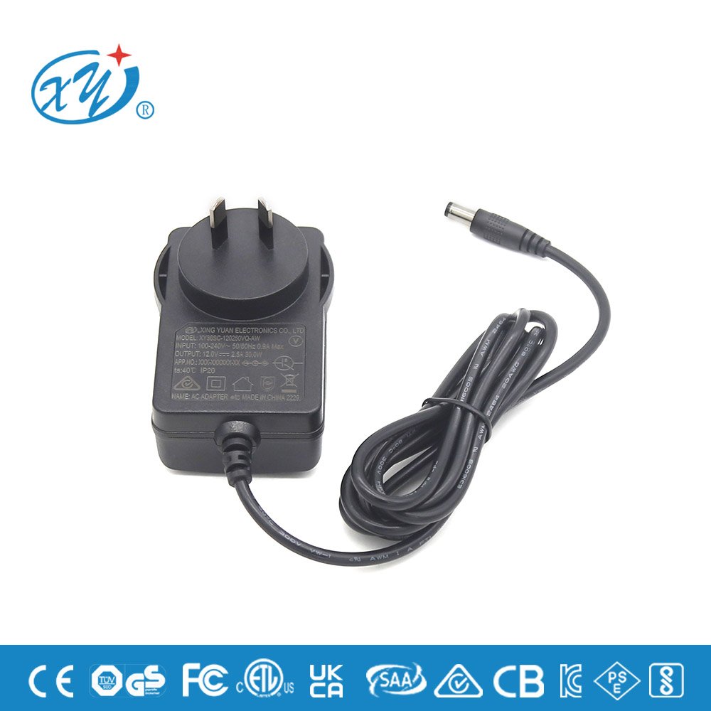 Australia Plug Adapter SAA RCM UKCA KC CE CB FCC AC/DC ADAPTER 24V 12V 9V 2A 1A 2A 3A Power Humidifierdaptor For LED light