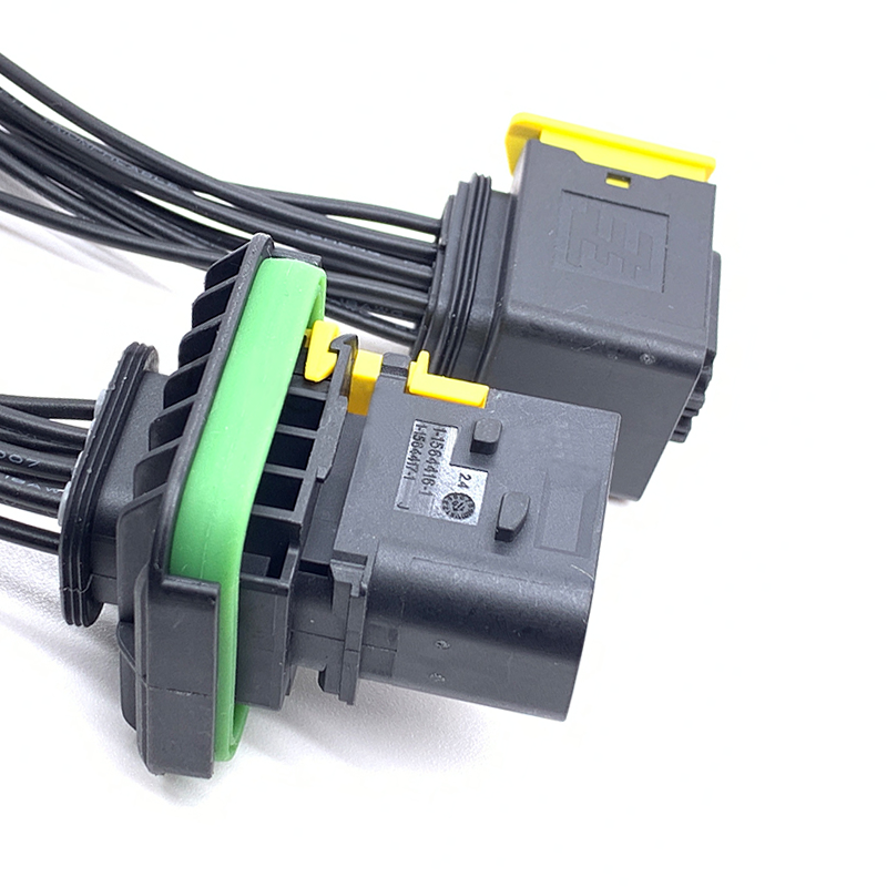 1-1564417-1 8Pin Tyco HDSCS Automotive Electronic Connector Wiring Harness For New Energy Vehicle Urea Plug 1418438-1