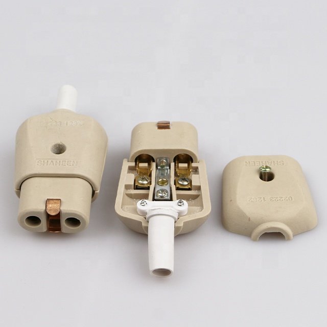 High temperature porcelain plug socket Heater radio ceramic electrical female plug