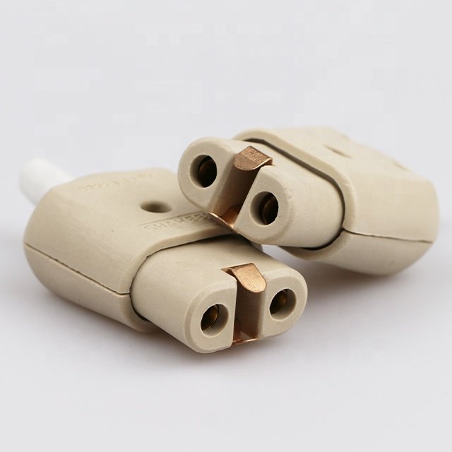 High temperature porcelain plug socket Heater radio ceramic electrical female plug