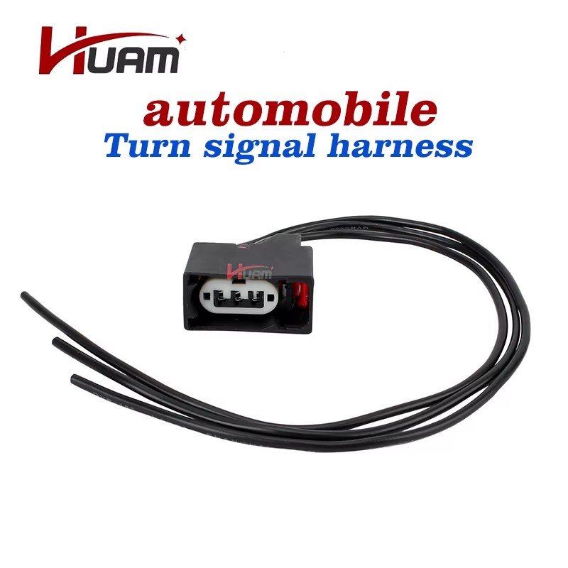 68065016AB/68226719AAFront Turn Signal Light Connector Plug Harness Compatible with Jeep Wrangler JK 2007-2018 Replace