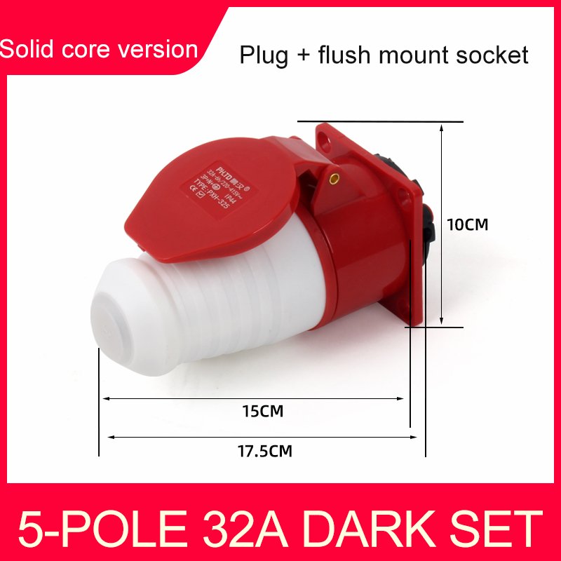 IP44 3P 16A industrial plug Newest industrial power plugs and sockets waterproof connector industrial aviation plug