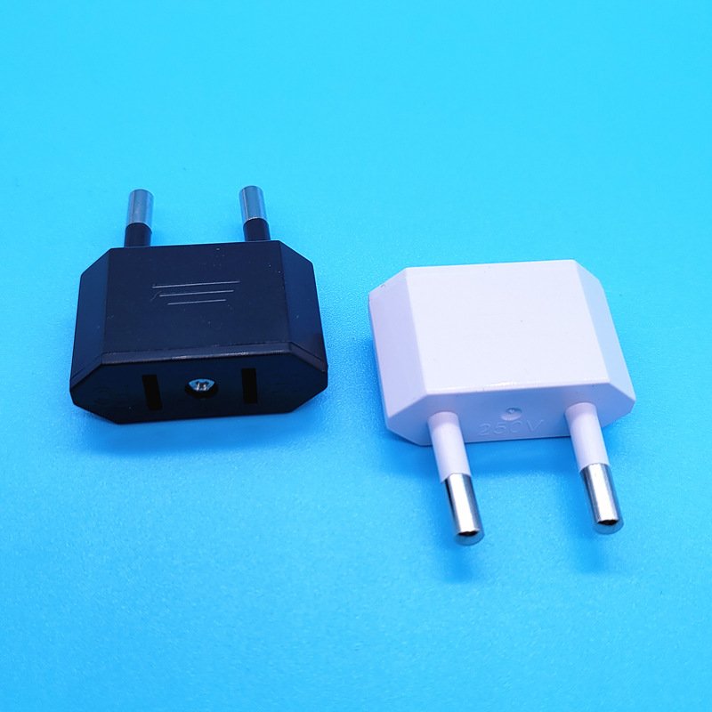USA Canada to European Power Plug Adapters European Type C Power Plugs