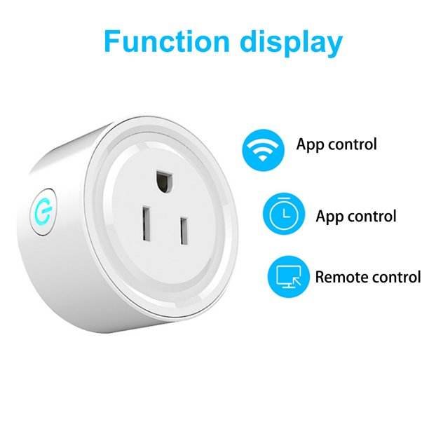 Tuya Smart Life App Mini Plug Socket Wifi Enabled USA Japan Smart Plug Works with Alexa 10A Smart Plug US