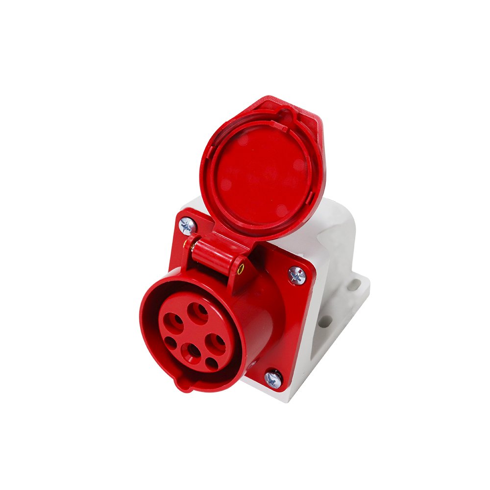 High Quality UK Standard Industrial Plug and Socket IP44 IP67 Male Female 3 Pin 4 Pin 5 Pin AC 16A 220V 32A Rated Current