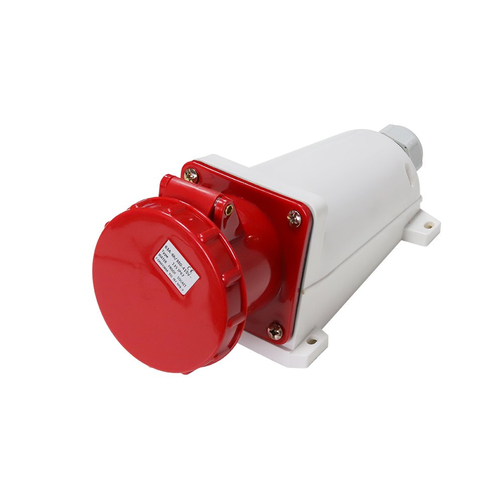 High Quality UK Standard Industrial Plug and Socket IP44 IP67 Male Female 3 Pin 4 Pin 5 Pin AC 16A 220V 32A Rated Current