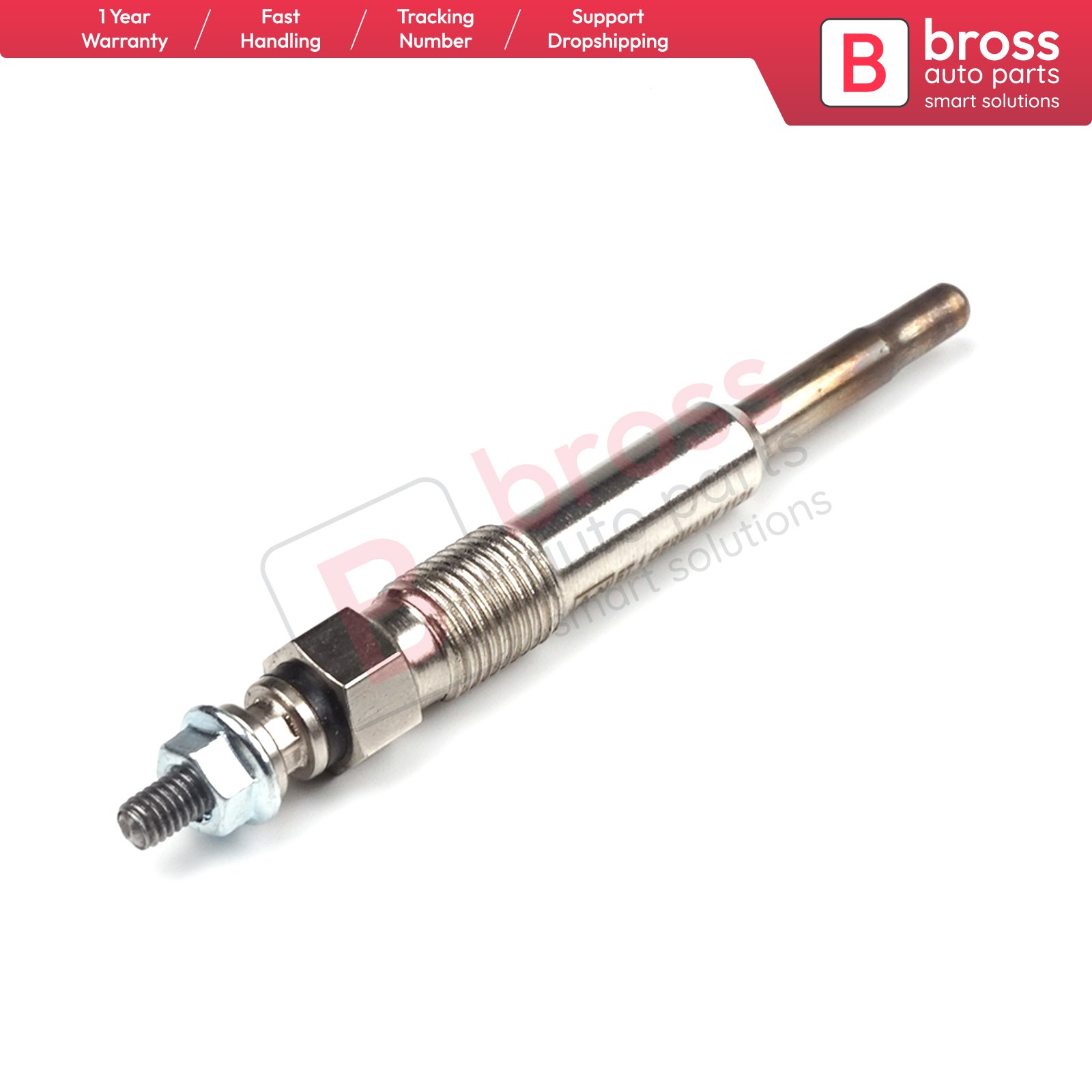 BGP31 1 Piece Heater Glow Plugs GX84, 7700100586, 0100226238 Bross Auto Parts Made In Turkey High Quality Product