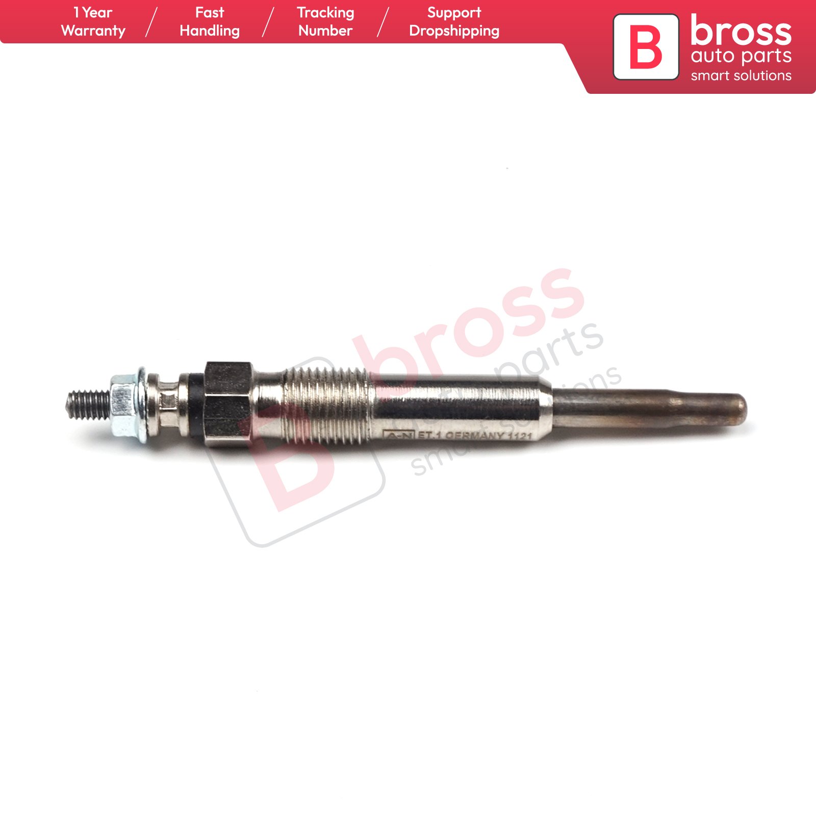 BGP31 1 Piece Heater Glow Plugs GX84, 7700100586, 0100226238 Bross Auto Parts Made In Turkey High Quality Product