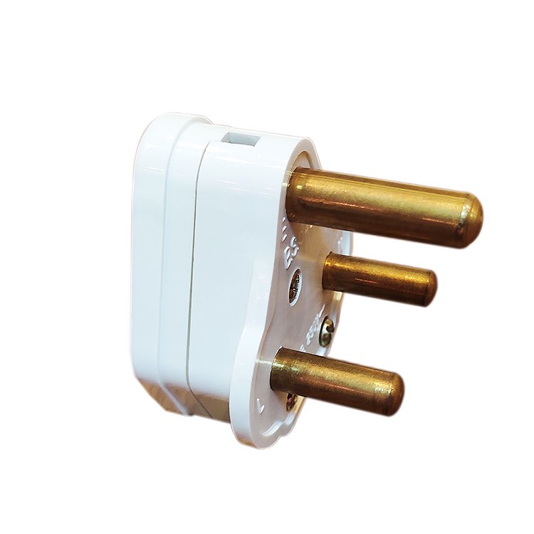 3 Big Round Pin 15amps Top Plug with fused