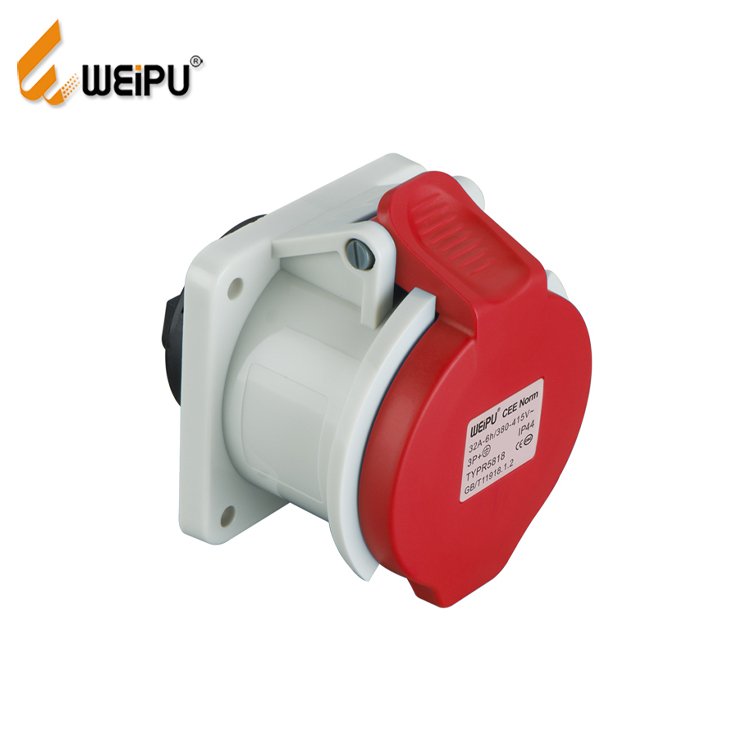 China manufacturer 32A 230V/400V 3pin/4pin/5pin IP67 CEE Industrial socket electric industrial power plugs