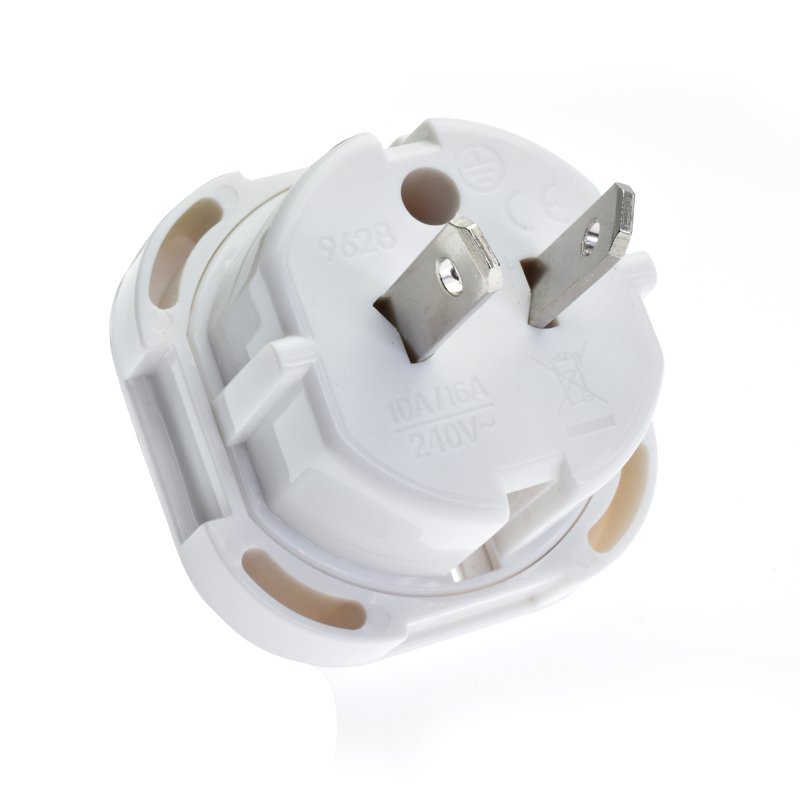 Free logo print UK to CN Japan US plug adapter converter 3 Pin To 2 Pin Type-G to America Australia travel Converter Rotated Pin