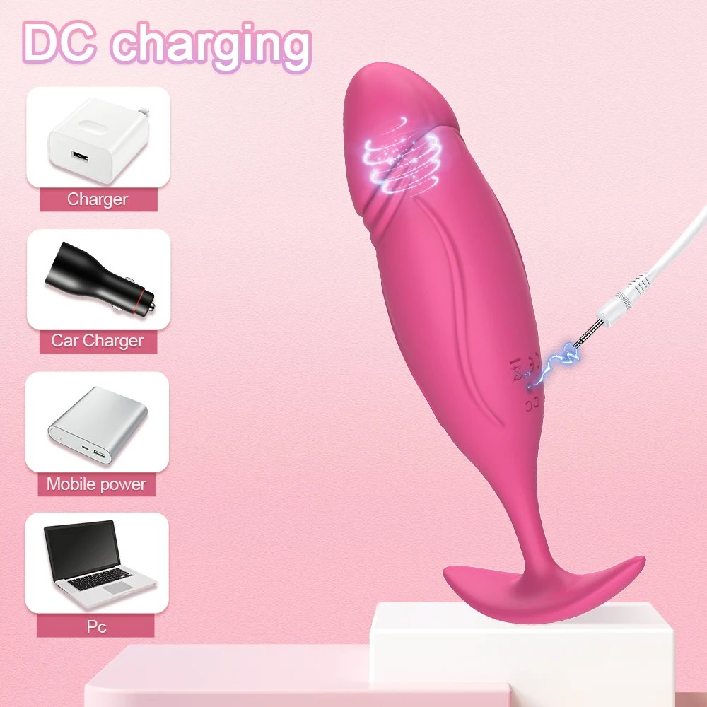 APP wireless remote control telescopic strong vibration simulation penis vibrator adult sex toys couple resonance plug