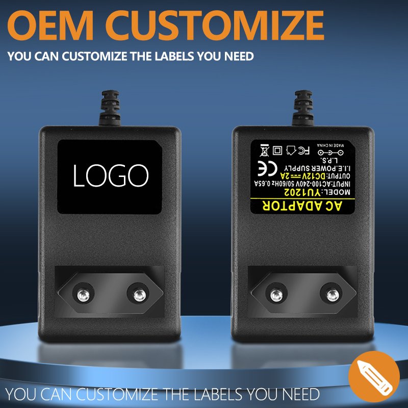 Black White Wall Plug 25W 5V 6V 9V 12V 15V 19V 20V 21V 22V 23V 24V Adapters For Led CCTV