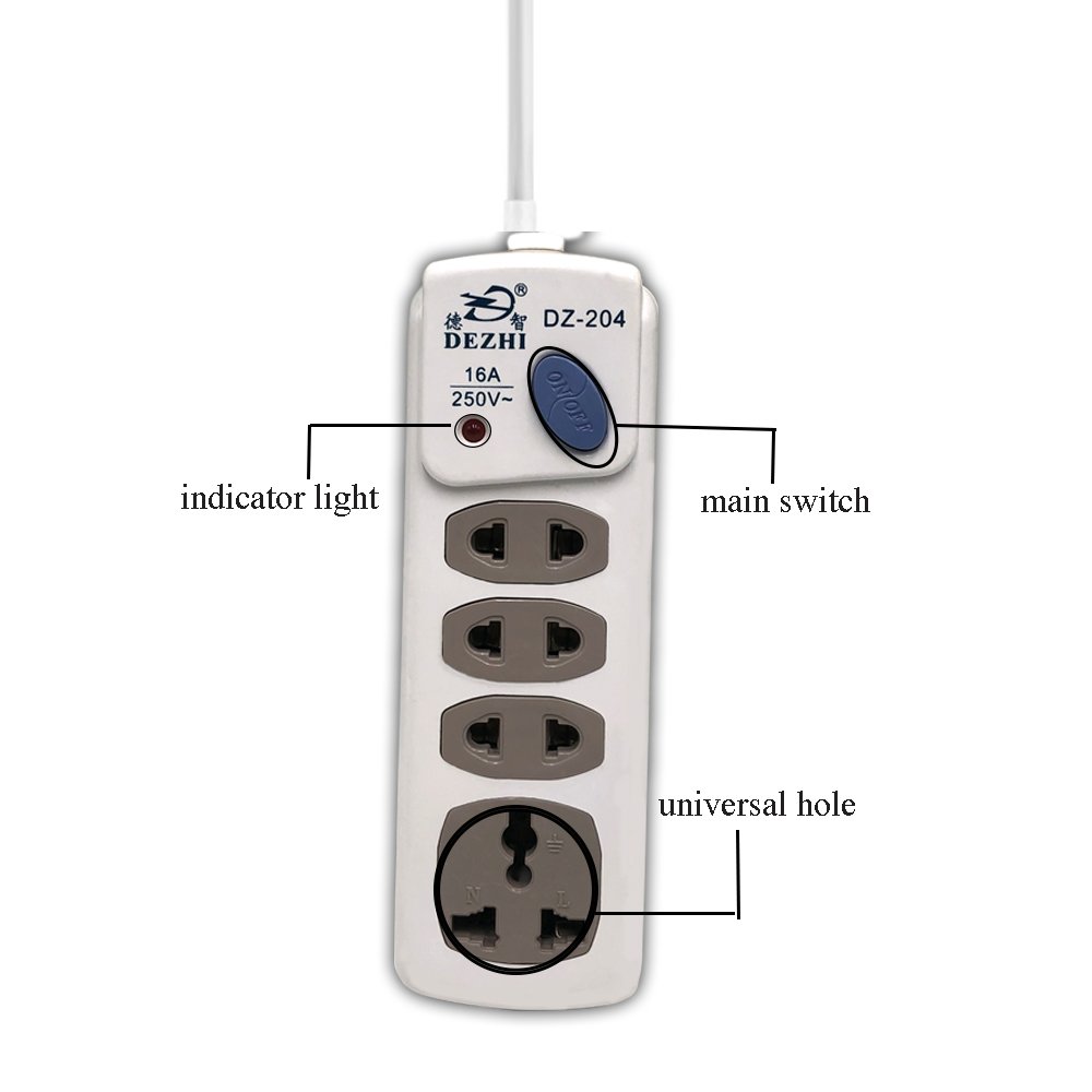 Multifunction plugs and sockets switch electric socket outlet 4 way power extension socket