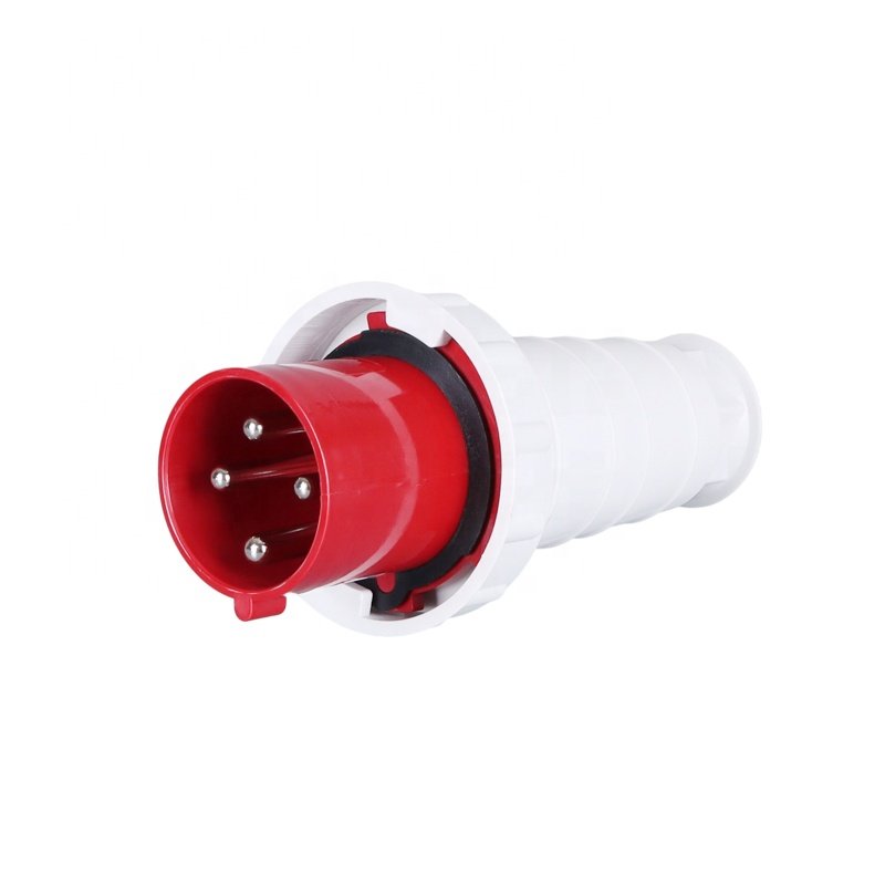 ZNG-034 IP67 Waterproof 4 Pin 380V/415V 63A Industrial Plug