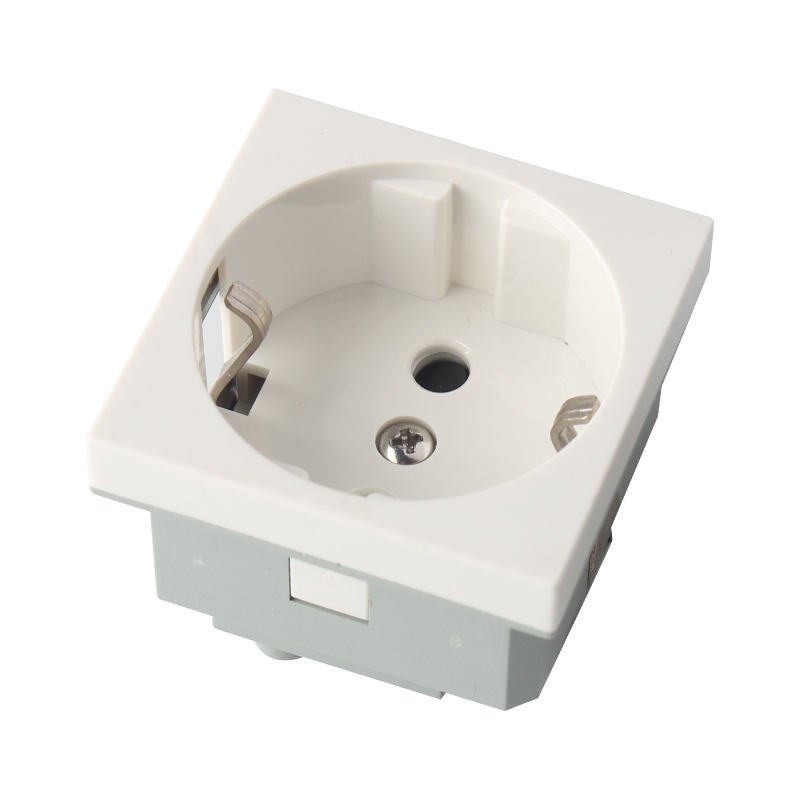 German Universal 3 Pin Electrical Plug Switched 16a 250v Electrical 45*45mm Wall Mounted Socket