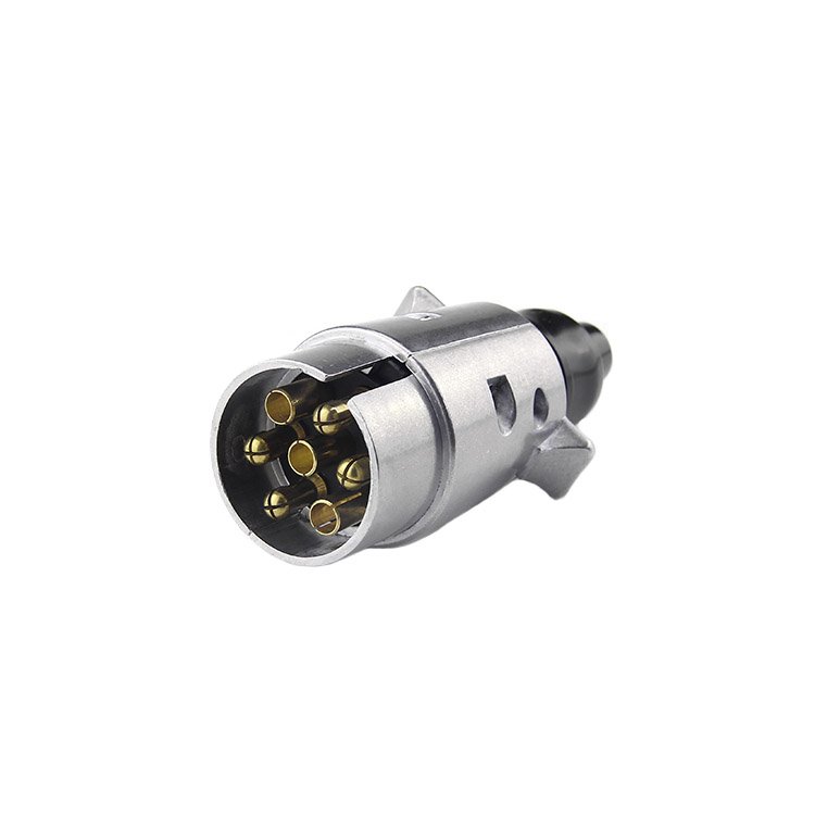 12V 24V metal 7pin Trailer Plugs adapter for truck
