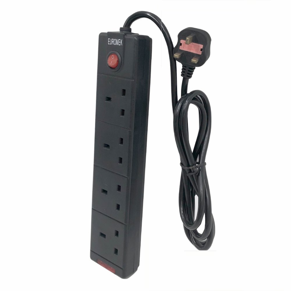 Customized Uk 4 Way Switches and sockets electrical outlet power Extension board & Cable Plug Socket