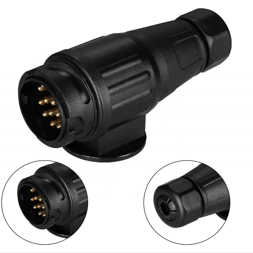 OEM 13pin trailer plug for car trailer waterproof trailer adapter with screw connection for caravans and motorhomes socket