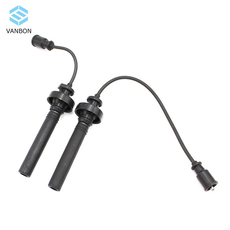 2Pcs/Set Ignition Cable Kit MD365102 134619 T539P 0986357273 Spark Plug Ignition Wire Cord Set For Mitsubishi Lancer