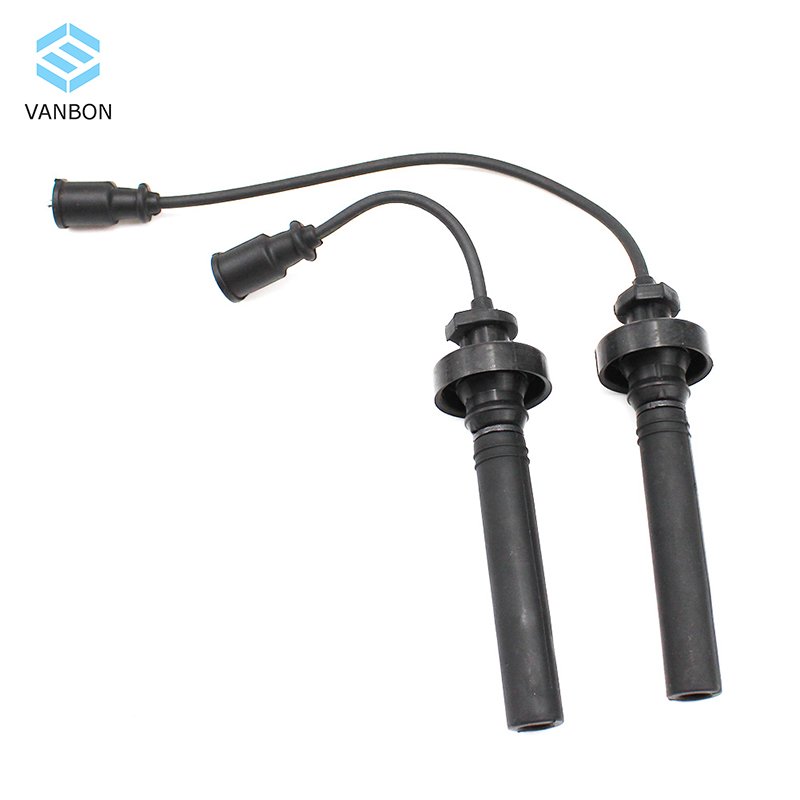 2Pcs/Set Ignition Cable Kit MD365102 134619 T539P 0986357273 Spark Plug Ignition Wire Cord Set For Mitsubishi Lancer
