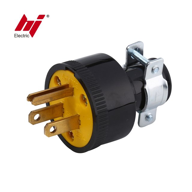 UL US American 15Amp Straight Blade Plug NEMA 5-15P Plug