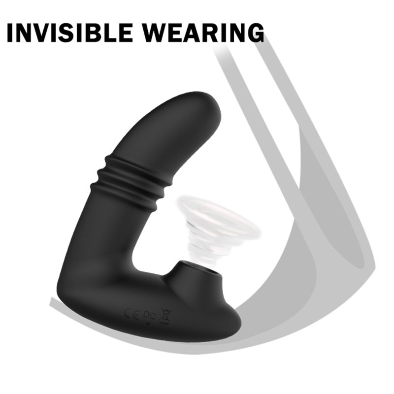 USB rechargeable anal plugs Retractable vibrating anal massager Remote Control Prostate Massage Telescopic Anal Plug