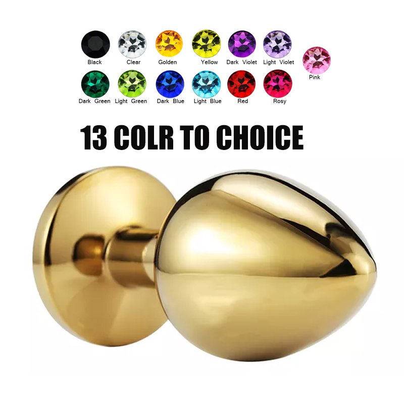 SM party sex products gay sex toys metal anal plug butt pleasure toys