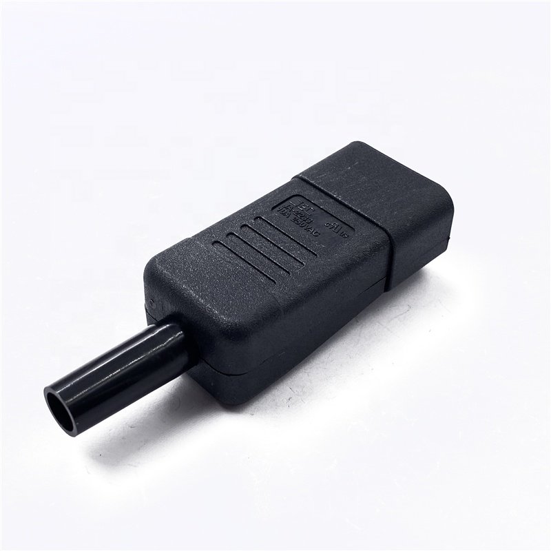 IEC320 C14 AC Electric Plug Assembly Plug for re-wirable