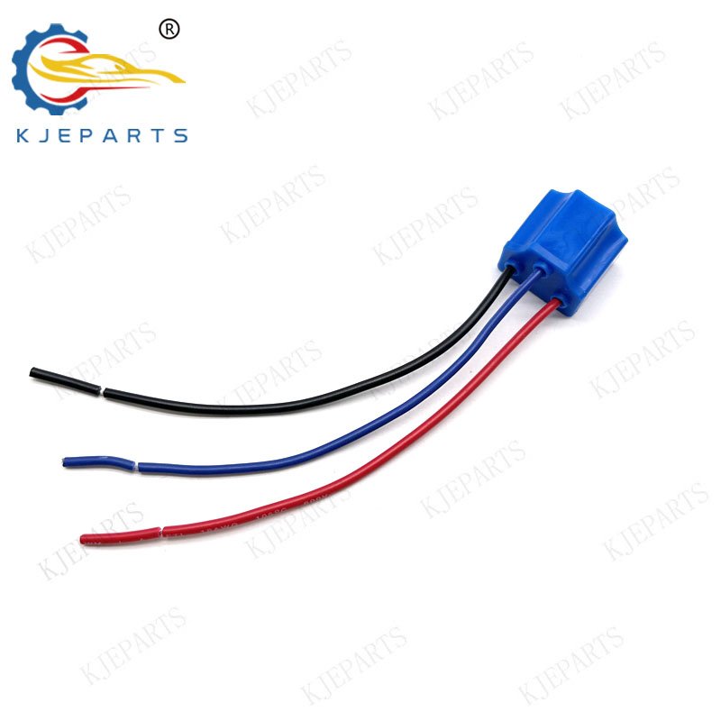 3 pin Auto Connector Housing Plug Terminal Ceramic Socket Connector Car Headlight Wiring Harness