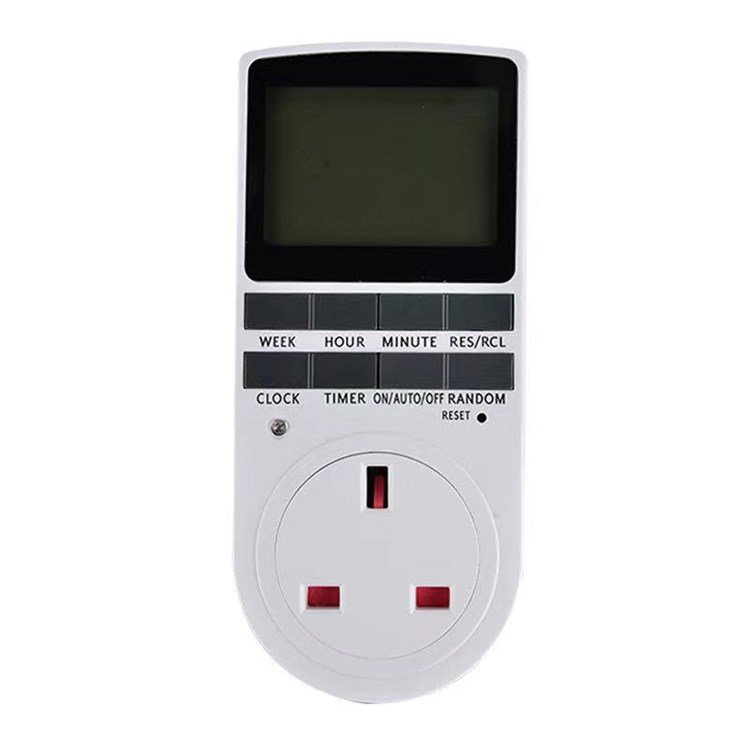 12/24 Hour Cyclic Timer Switch Electronic Digital Power Socket EU/US Plug Kitchen Timer Plug 220V