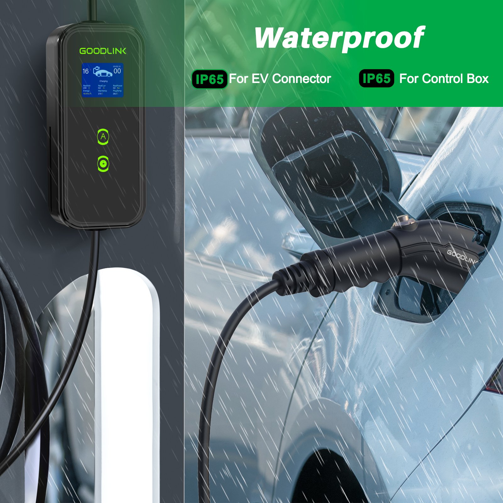 16A 3.5KW European standard plug Type2 Portable AC Charging Cable Electric car new energy vehicle Ev Charger