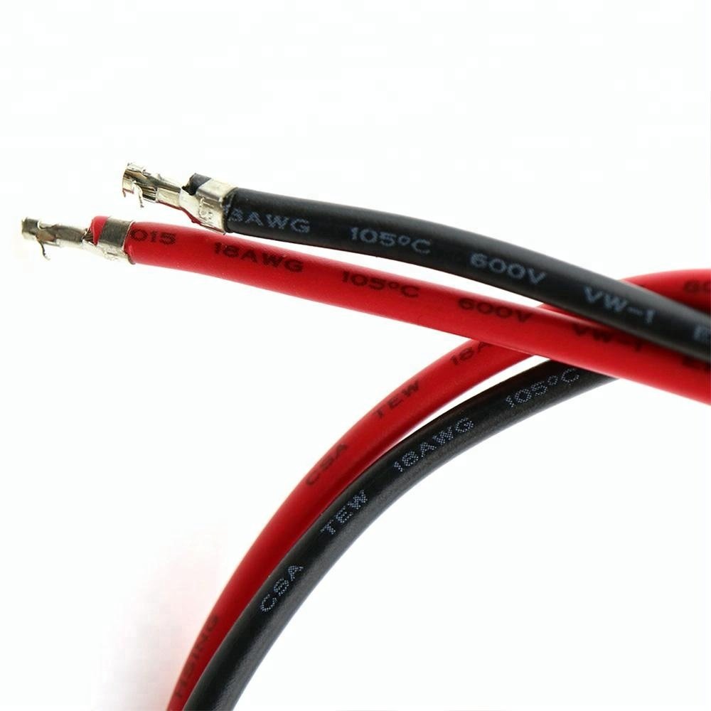Electrical AMP Tyco TE 3.96 mm 2 pin Connector Plug Cable Wire Assembly
