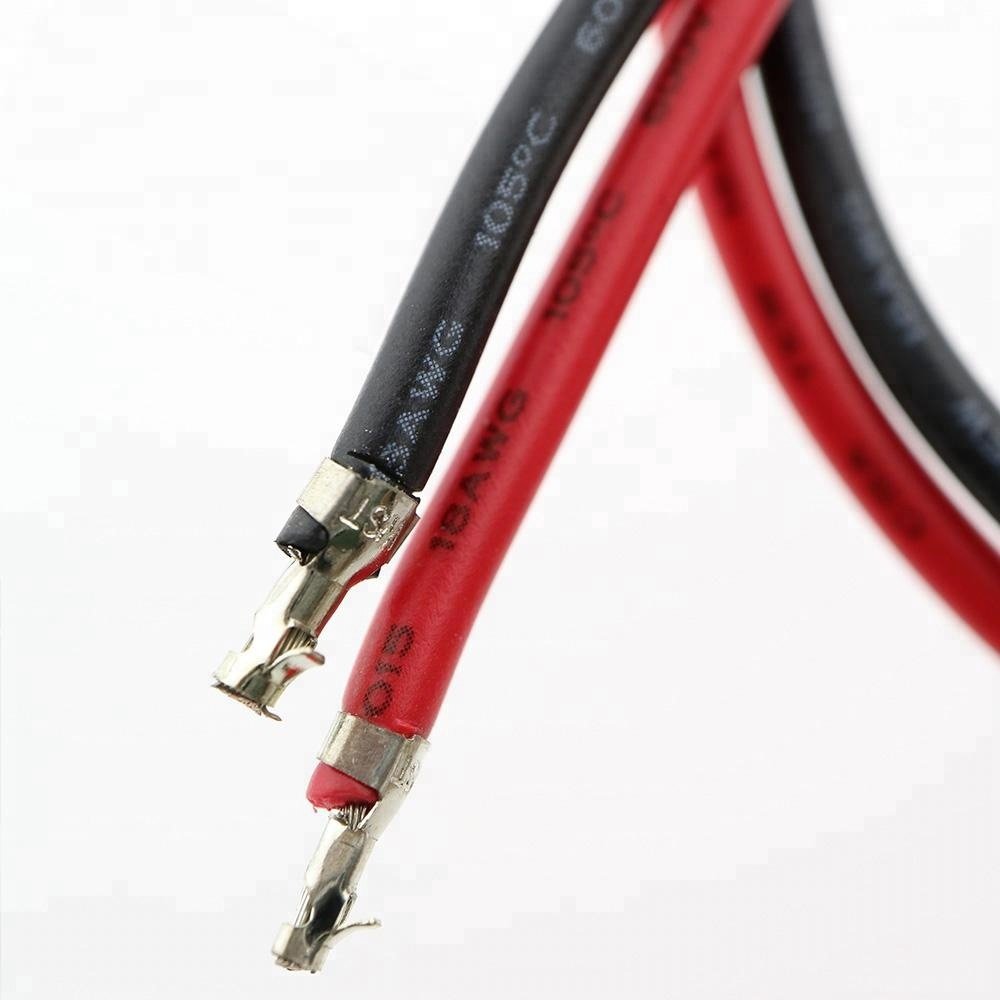 Electrical AMP Tyco TE 3.96 mm 2 pin Connector Plug Cable Wire Assembly