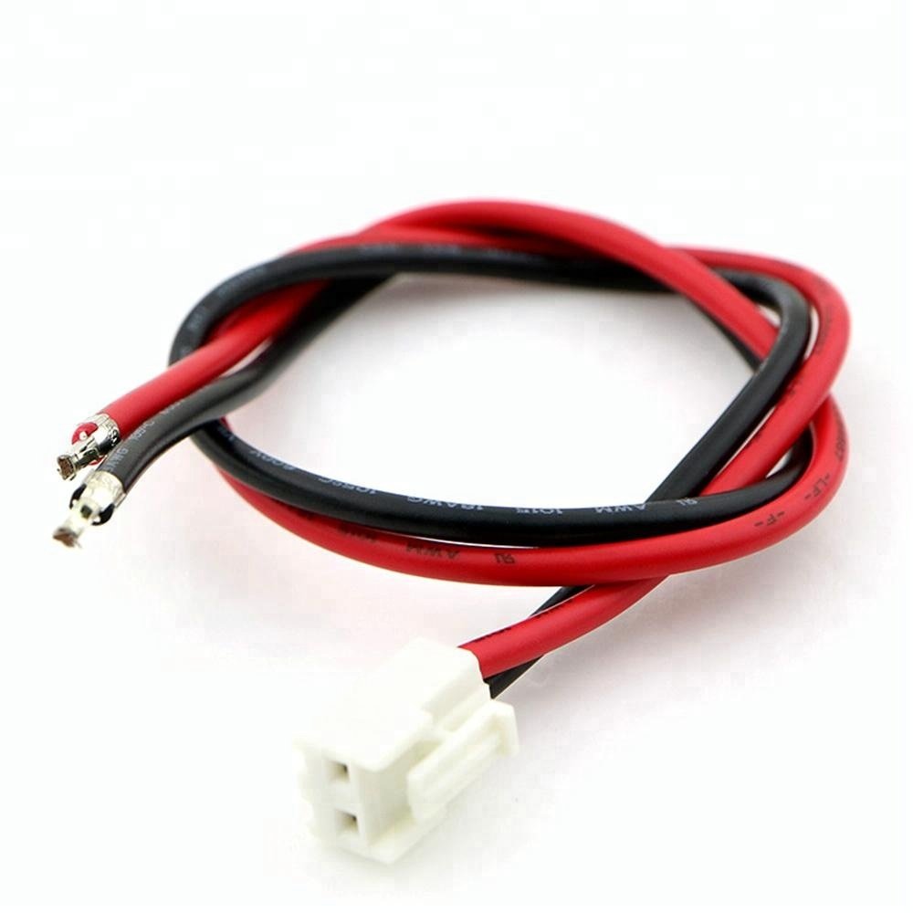 Electrical AMP Tyco TE 3.96 mm 2 pin Connector Plug Cable Wire Assembly