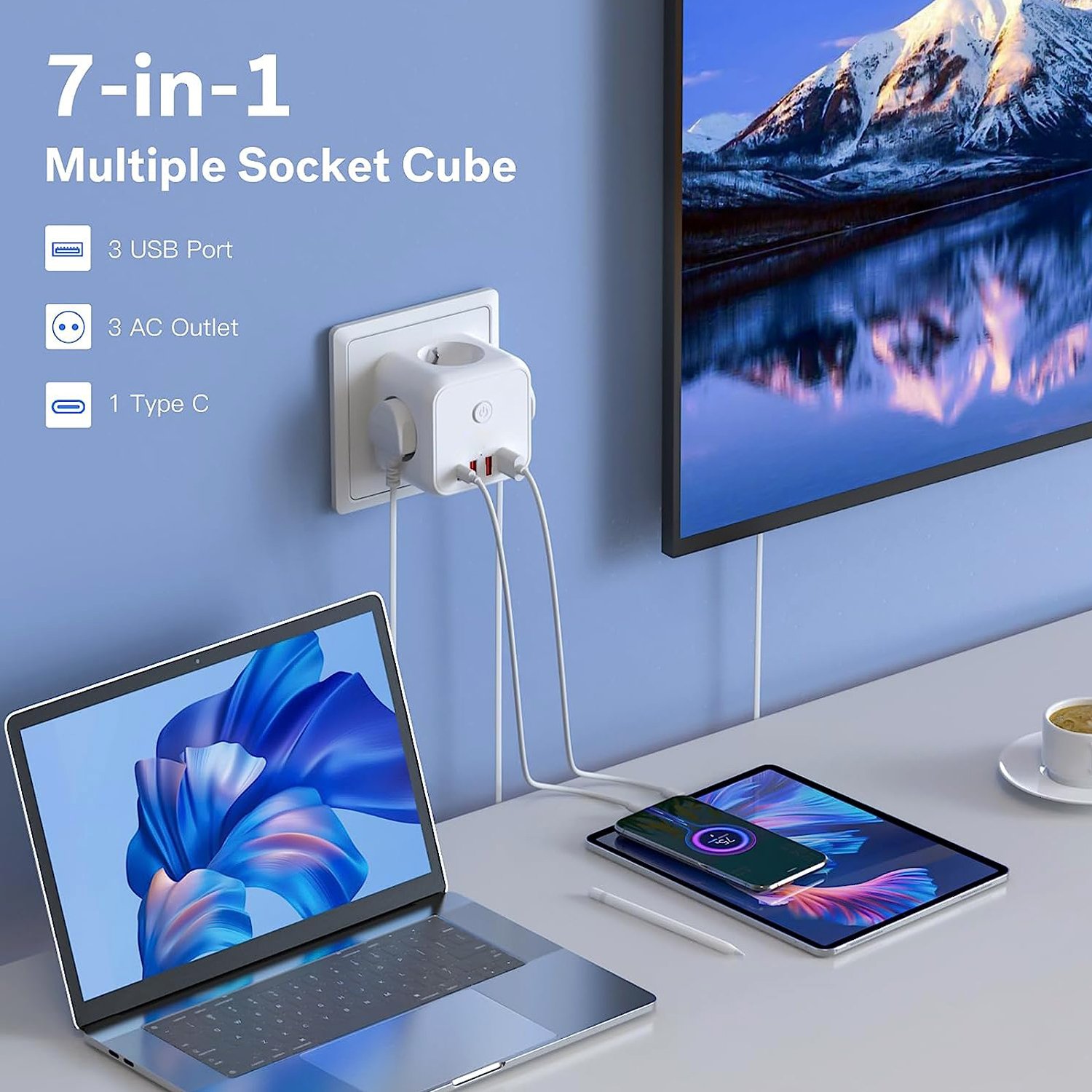 (Hot Offer) White Domotica Wifi Smart Plug Electrical Connector