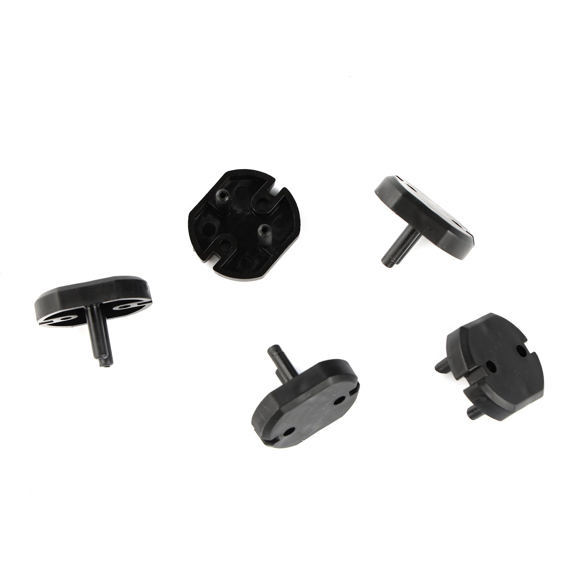European Power Plug Protective Cover Black Color Schuko Socket Cap