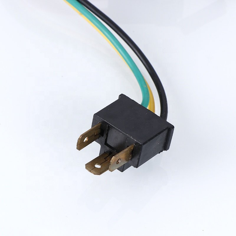 H4 LED Headlight Relay Wiring Harness Kit Dual Relay High Low Headlamp Ceramic Plugs Connector Wire Harness