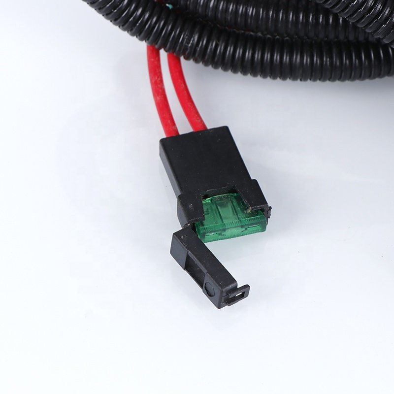 H4 LED Headlight Relay Wiring Harness Kit Dual Relay High Low Headlamp Ceramic Plugs Connector Wire Harness