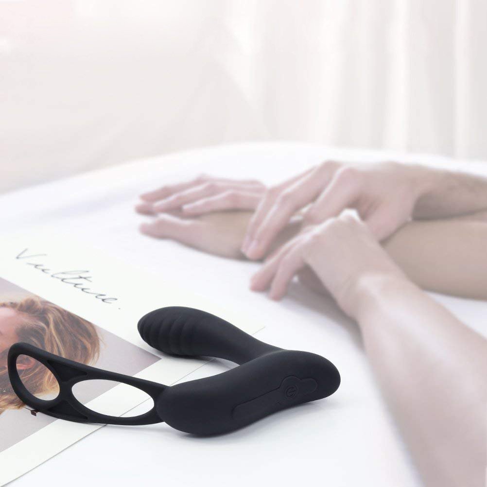Anal Plug Silicone Waterproof Prostata Stimulator Butt Delay Ejaculation Ring Toy Shuanghuan Prostate Massager 4 Generation