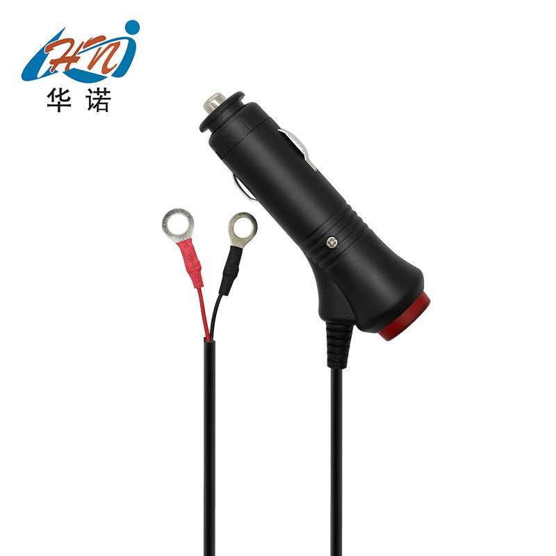 Car Charger Automotive Cigarette Lighter Adapter Plug Cord With ON/OFF Switch To DC5.5*2.1mm Cable Cigarette Lighter plug 12v