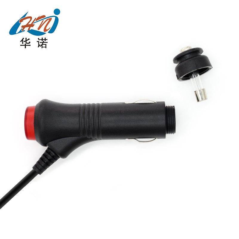 Car Charger Automotive Cigarette Lighter Adapter Plug Cord With ON/OFF Switch To DC5.5*2.1mm Cable Cigarette Lighter plug 12v