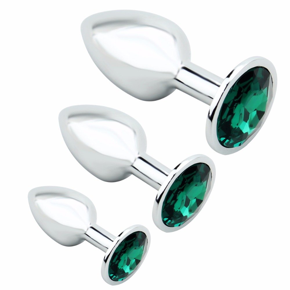 Extreme Ass Lock Exotic Anal Plugs Heart Metal Stainless Steel Ass Lock Butt Plug Size M