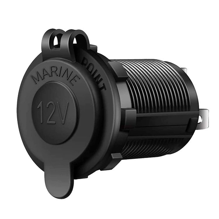 12V Power socket Plug Cigarette Lighter Socket for Car Marine Motorcycle ATV RV Power Outlet Socket