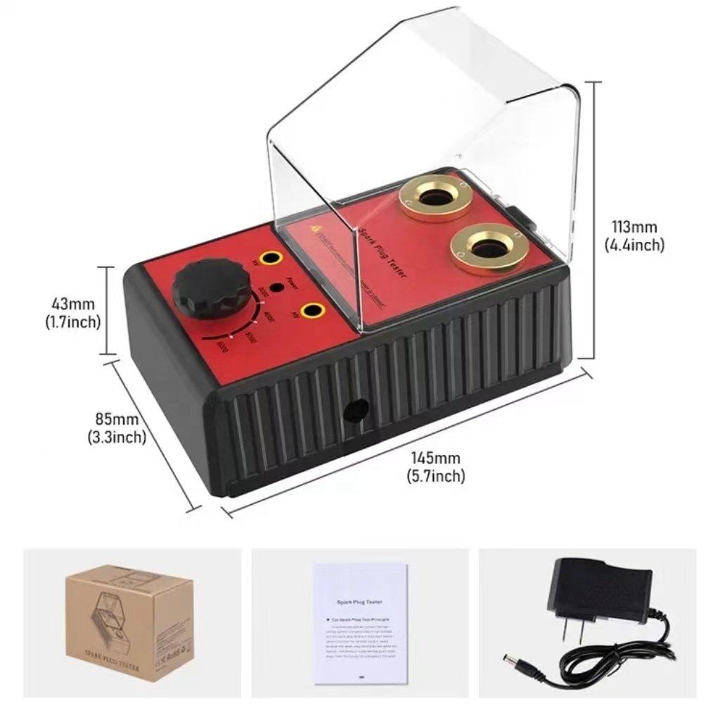 High precision detector Ignition system tester for double hole fire nozzle high pressure test stand spark plug test machine