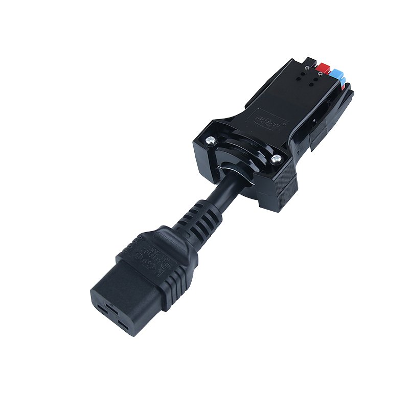 6 pin fixed plug with 45A connector to C19 C20 plug power connector